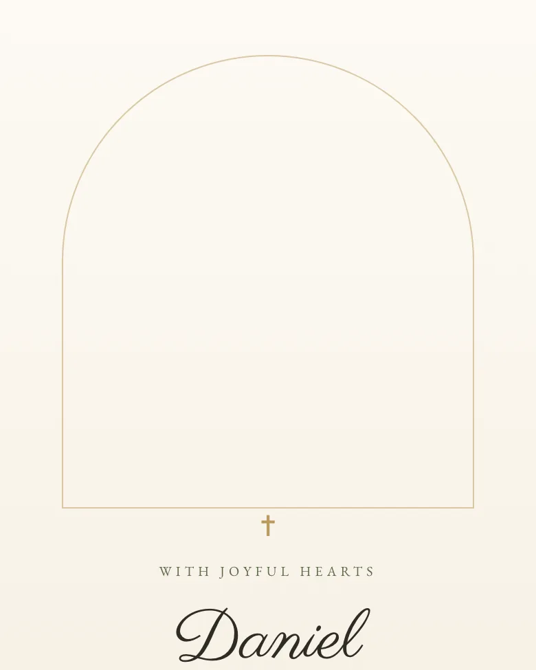 Chapel Whites invitation design