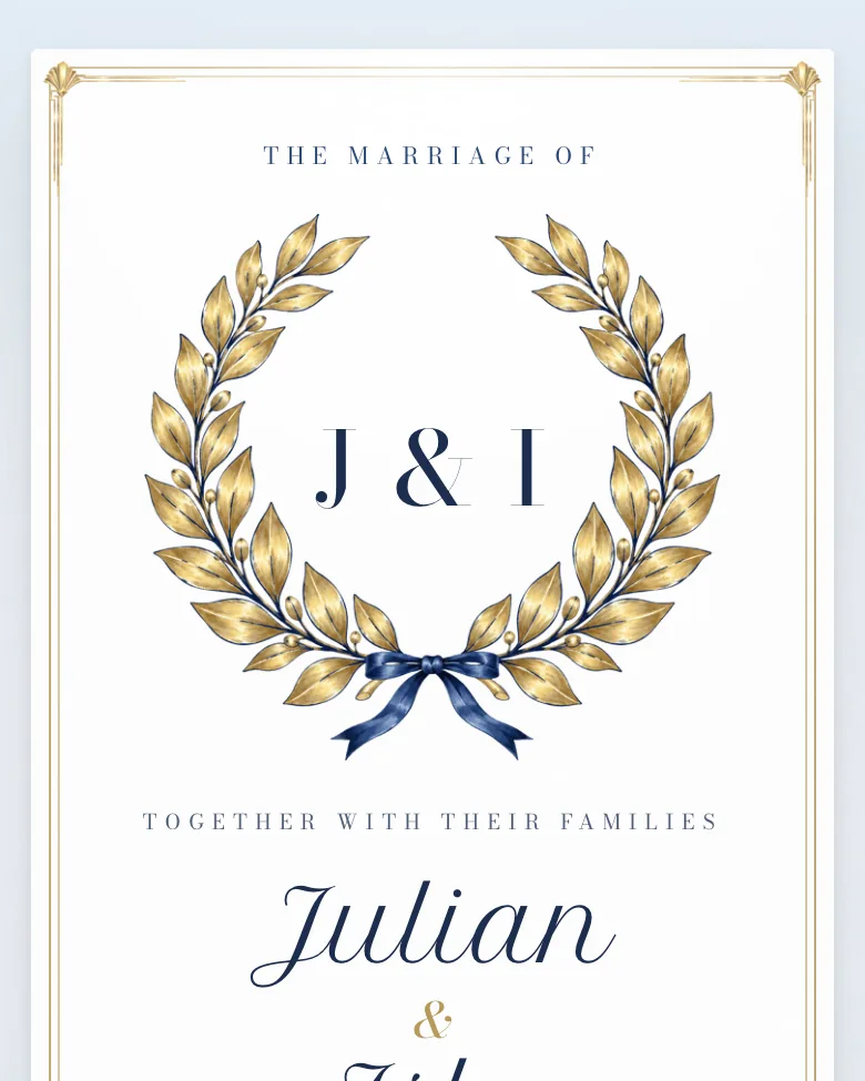 Hartwell invitation design